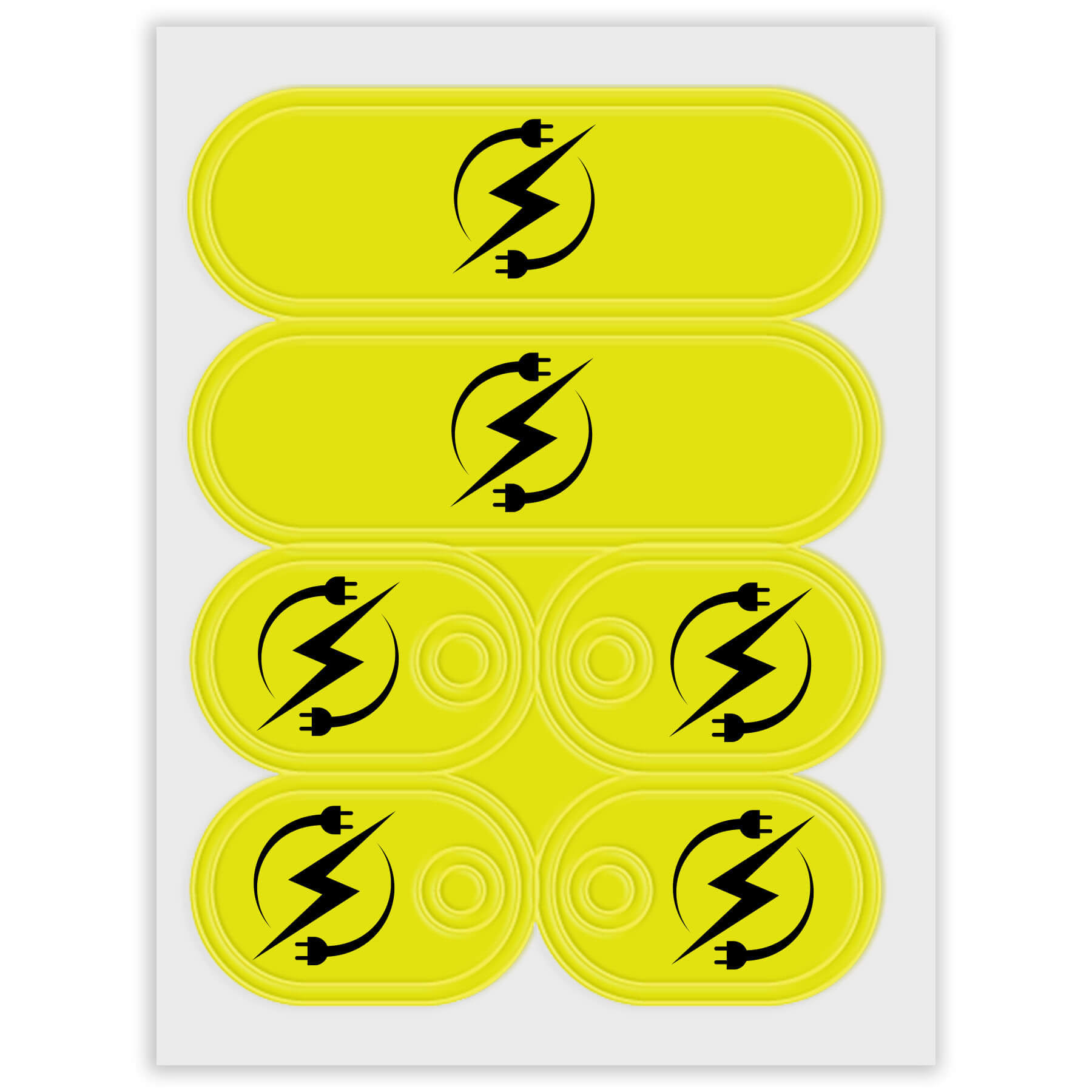 Fluorescent Yellow Imprinted